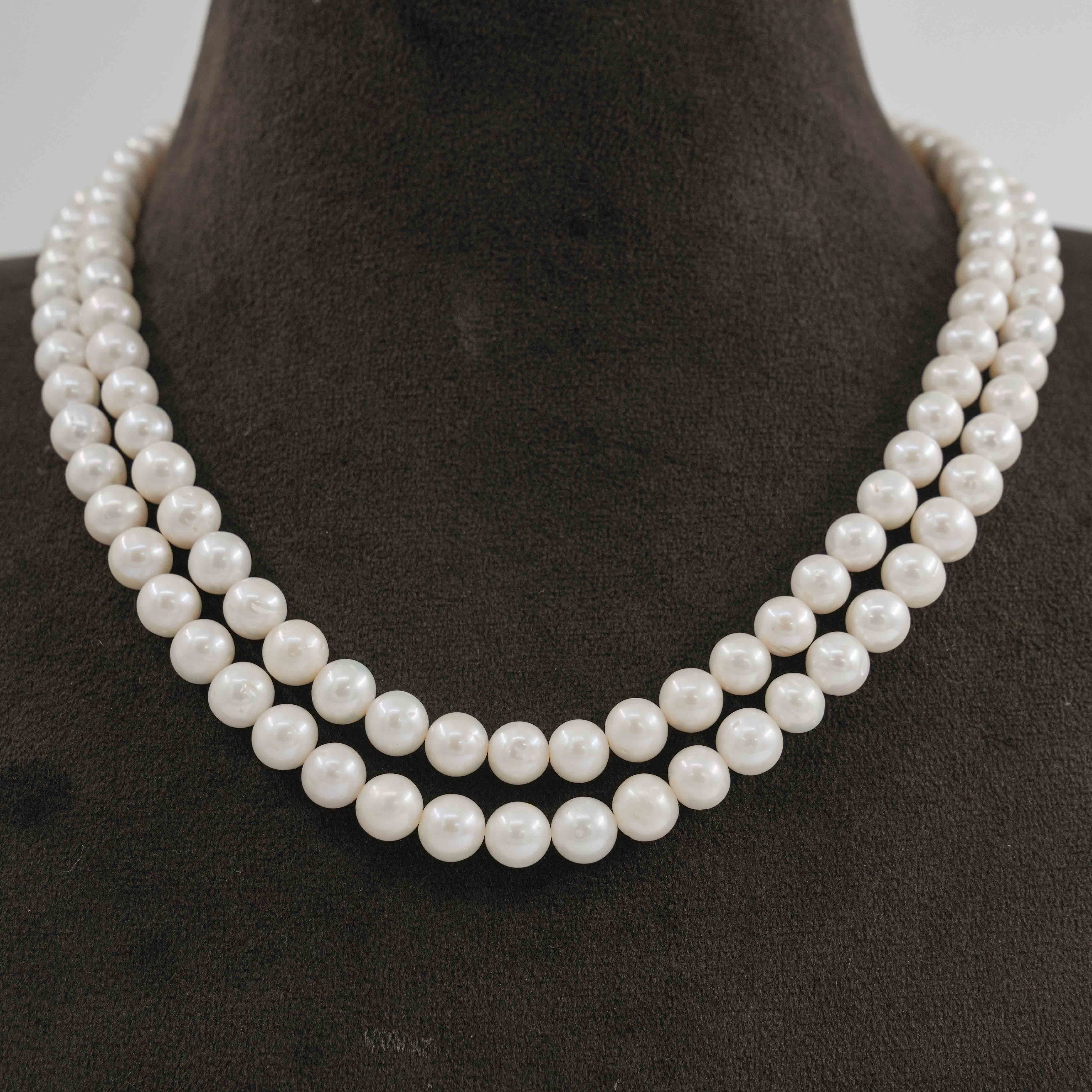 The Pearl Atelier by Kabra Pearls - Elegance White Pearl Necklace